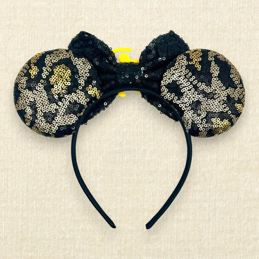 Black & Gold Simba Minnie Ears | Disney-Inspired Lion King Mouse Ears